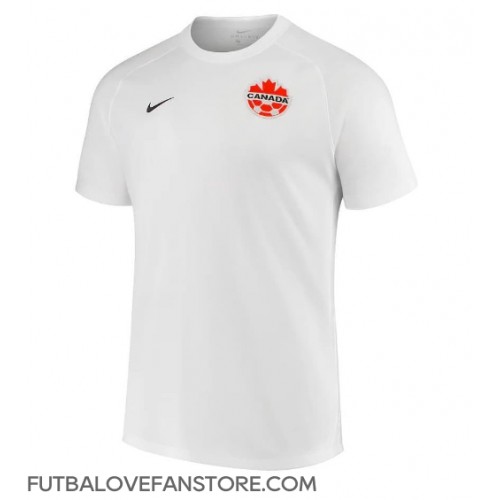 Kanada Vonkajší futbalový dres MS 2022 Krátky Rukáv